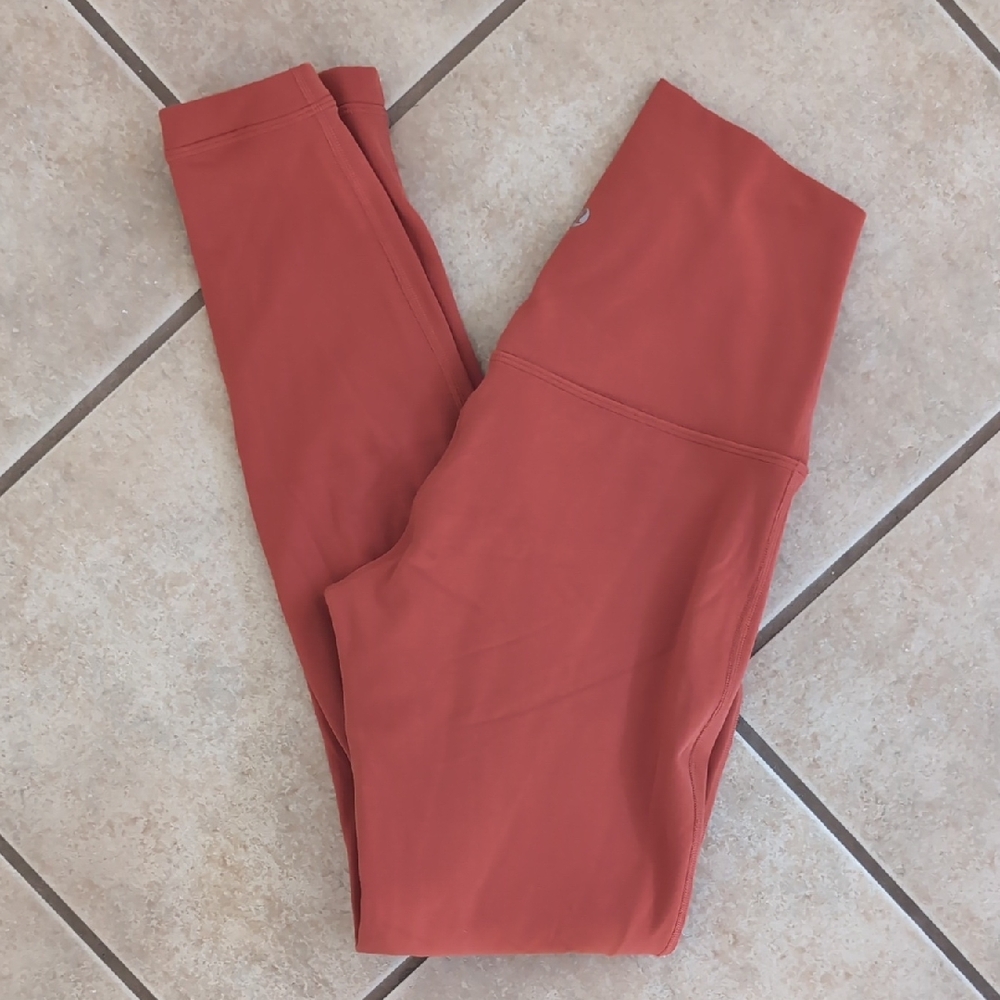 Women's Lululemon Autumn Rust Leggings